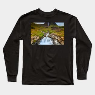 Bjarnarfoss waterfall, Iceland Long Sleeve T-Shirt